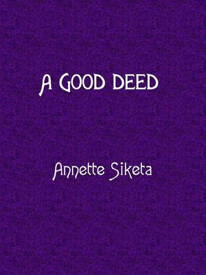 cover image of A Good Deed